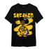 Yellow Ochre 6s T Shirt Match Black Sneaker Girl - NastyJamz