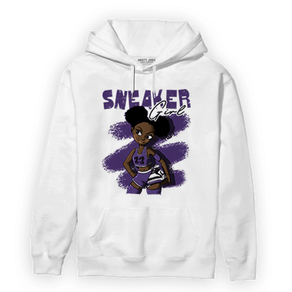 SB Dunk Low Court Purple Hoodie Match Black Sneaker Girl - NastyJamz