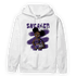 SB Dunk Low Court Purple Hoodie Match Black Sneaker Girl - NastyJamz