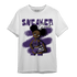 SB Dunk Low Court Purple T Shirt Match Black Sneaker Girl - NastyJamz