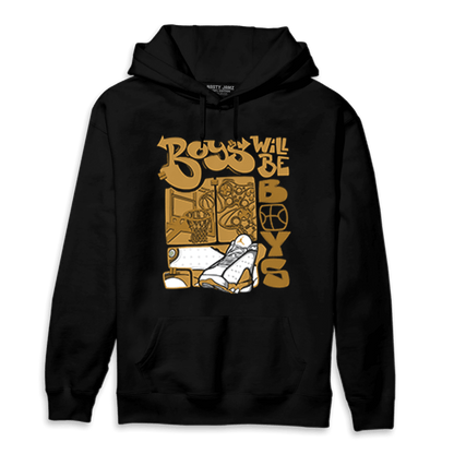 Wheat 13s Hoodie Match Boys Will Be Boys - NastyJamz