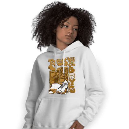 Wheat 13s Hoodie Match Boys Will Be Boys - NastyJamz