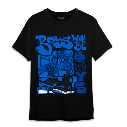 Royal Reimagined 1s T Shirt Match Boys Will Be Boys - NastyJamz