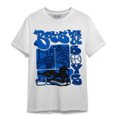 Royal Reimagined 1s T Shirt Match Boys Will Be Boys - NastyJamz