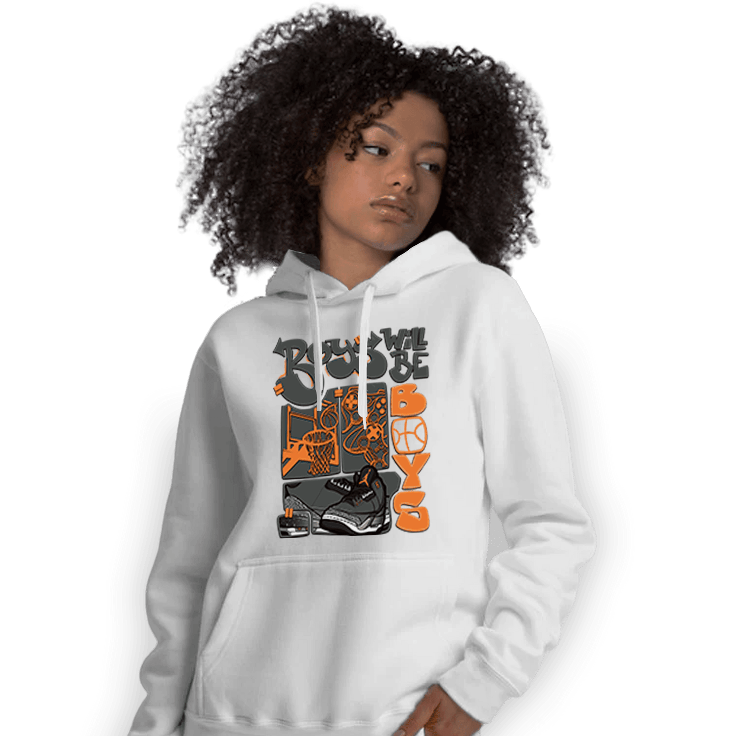 Fear Pack 3s Hoodie Match Boys Will Be Boys - NastyJamz