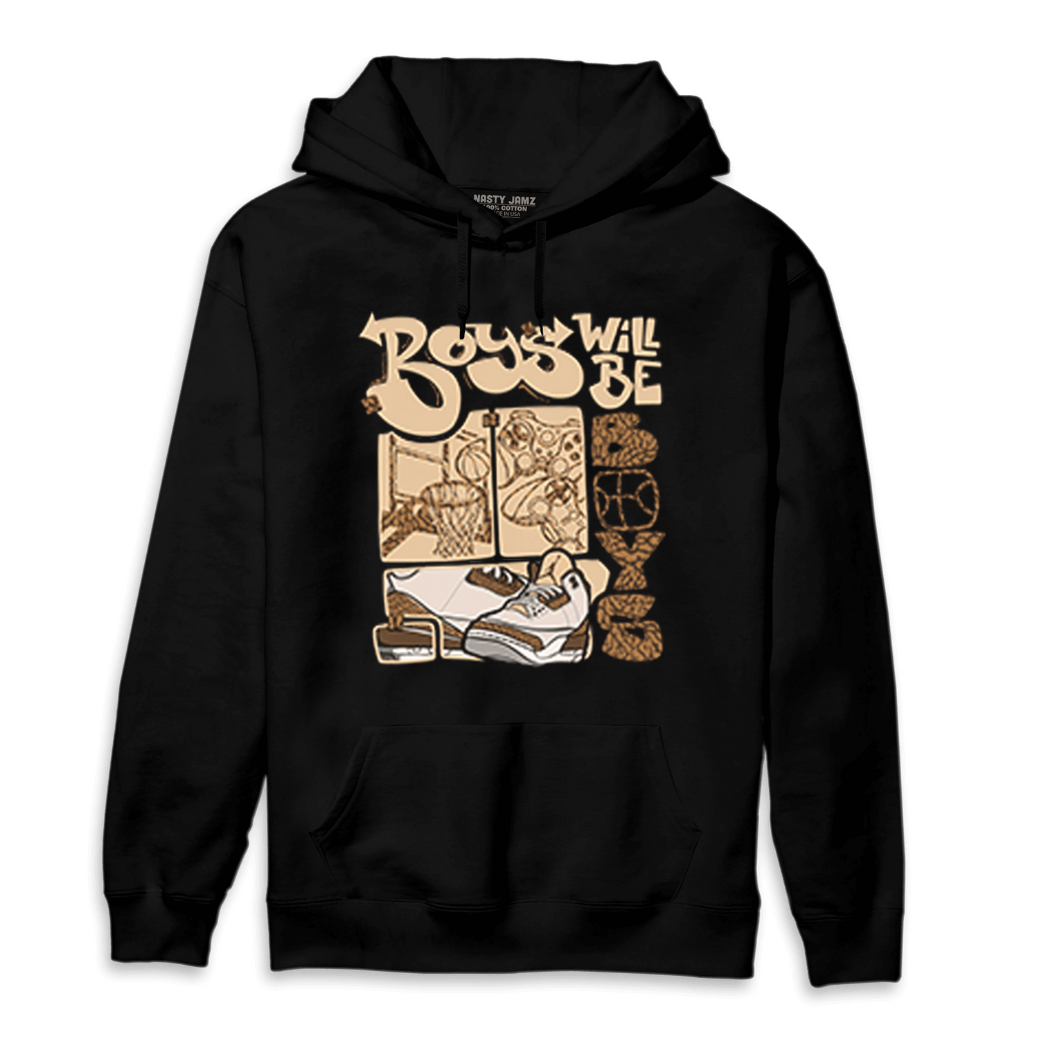 Palomino 3s Hoodie Match Boys Will Be Boys - NastyJamz