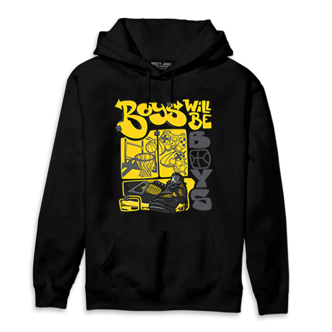 Thunder 4s Hoodie Match Boys Will Be Boys - NastyJamz