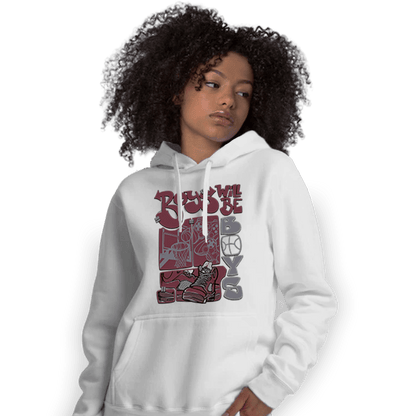Burgundy 5s Hoodie Match Boys Will Be Boys - NastyJamz