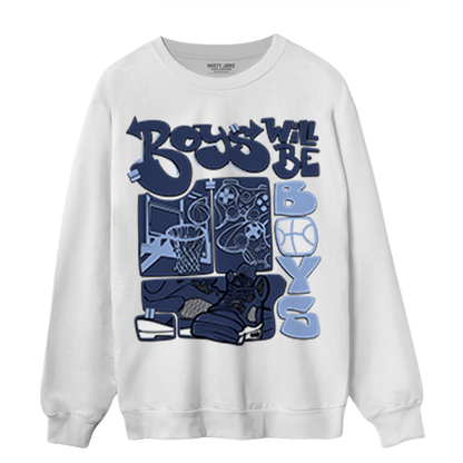 Midnight Navy 5s Sweatshirt Match Boys Will Be Boys - NastyJamz