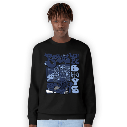 Midnight Navy 5s Sweatshirt Match Boys Will Be Boys - NastyJamz