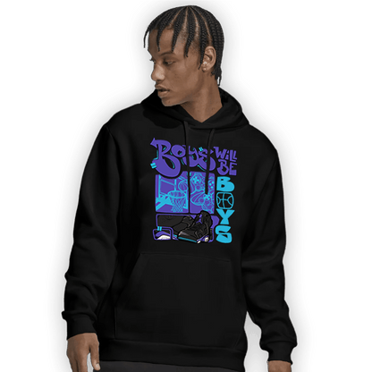 Aqua 6s Hoodie Match Boys Will Be Boys - NastyJamz