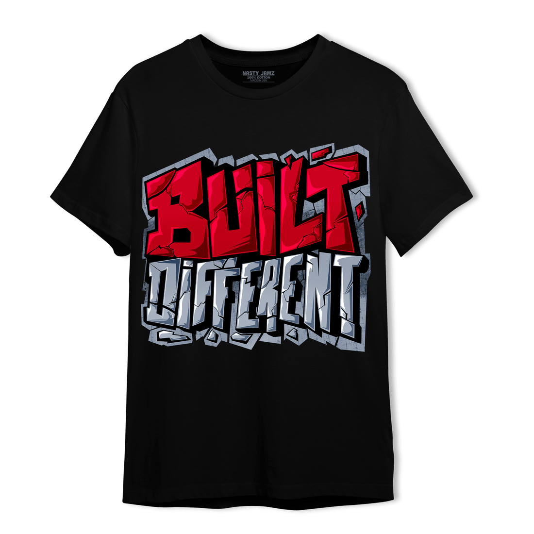 Cherry 11s T Shirt Match Built Different - NastyJamz