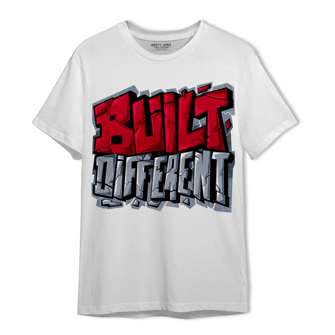 Cherry 11s T Shirt Match Built Different - NastyJamz