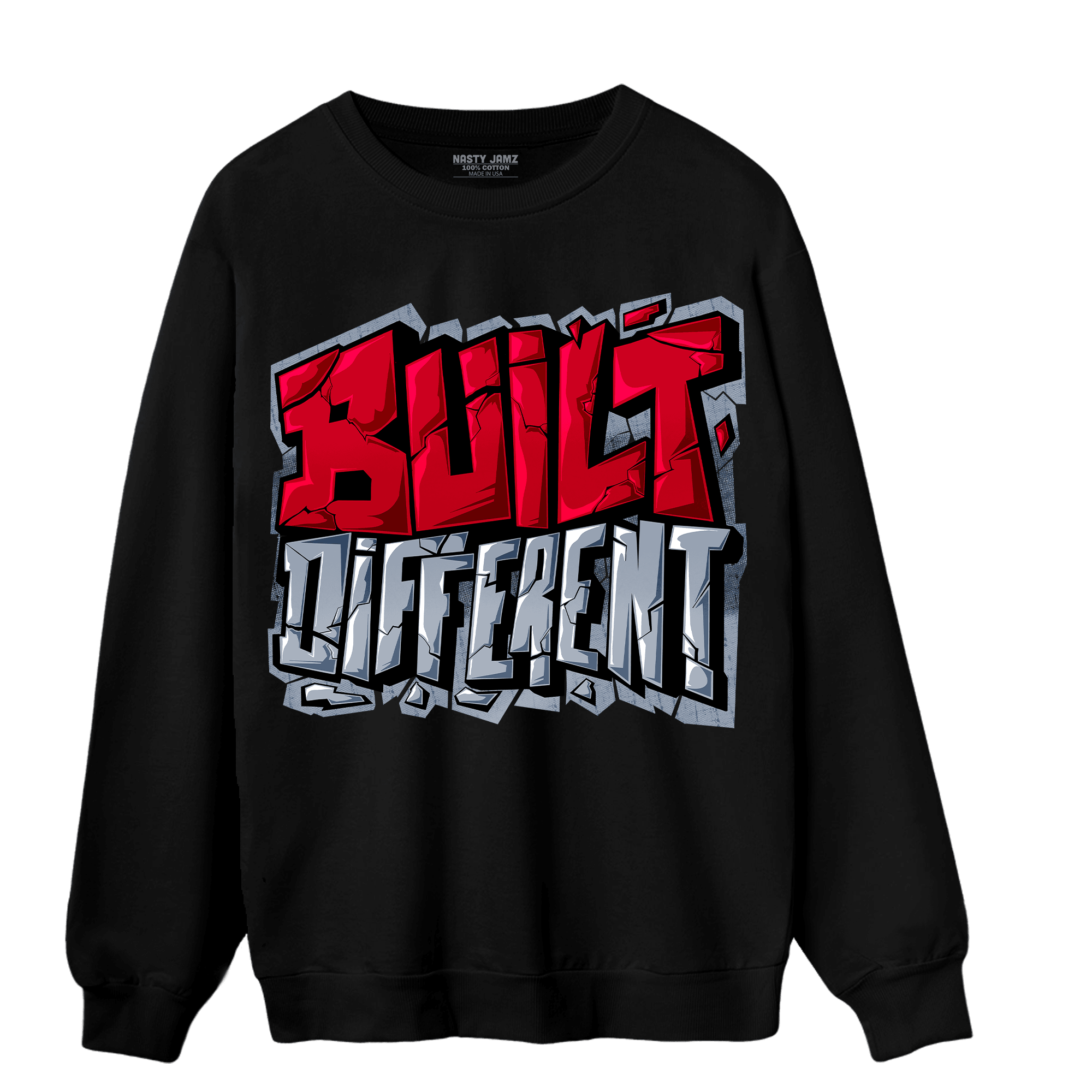 Cherry 11s Sweatshirt Match Built Different - NastyJamz