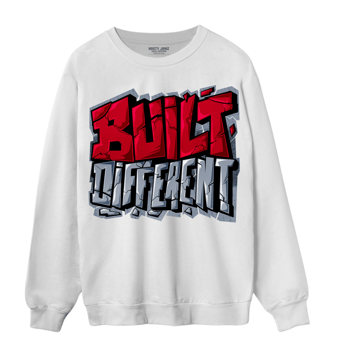 Cherry 11s Sweatshirt Match Built Different - NastyJamz