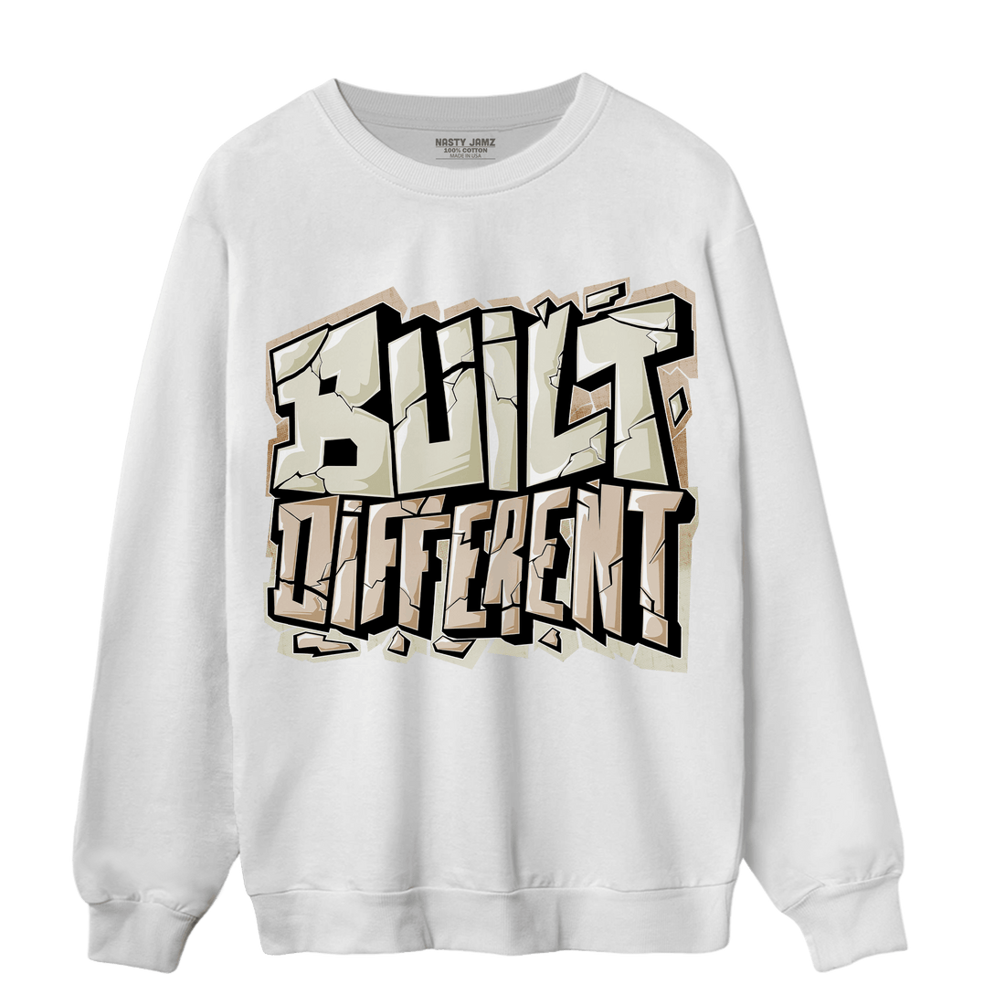 Neapolitan 11s Sweatshirt Match Built Different - NastyJamz