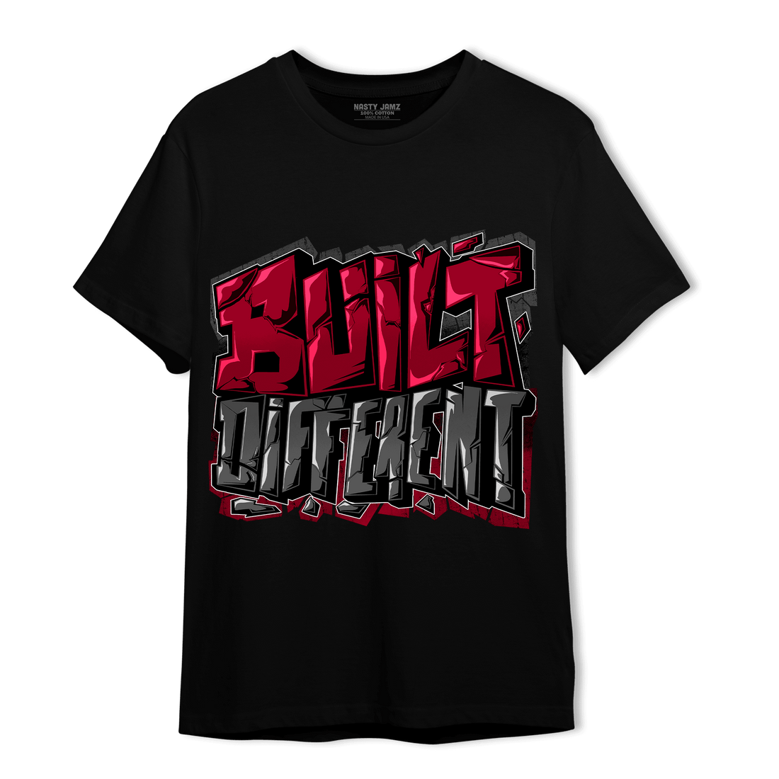 Cherry 12s T Shirt Match Built Different - NastyJamz