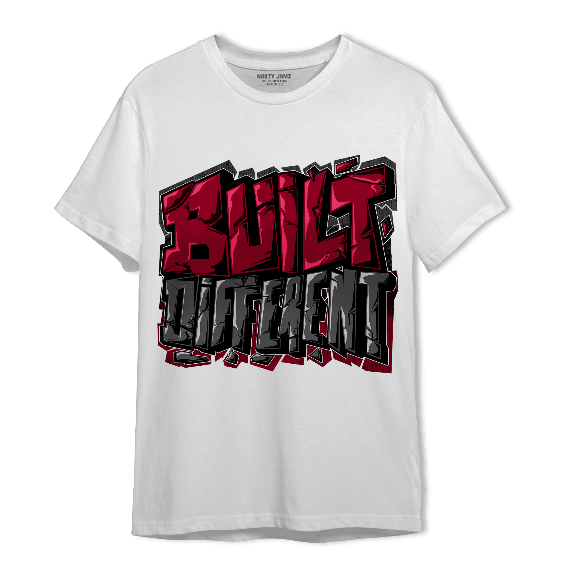 Cherry 12s T Shirt Match Built Different - NastyJamz