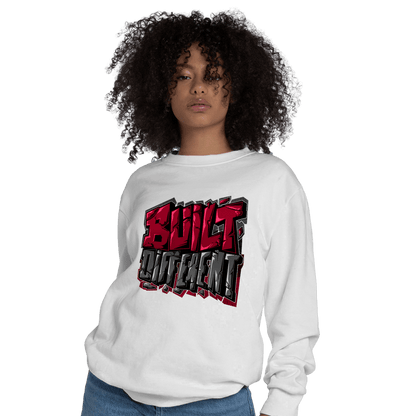 Cherry 12s Sweatshirt Match Built Different - NastyJamz