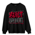 Cherry 12s Sweatshirt Match Built Different - NastyJamz