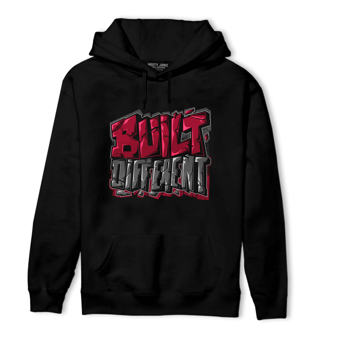 Cherry 12s Hoodie Match Built Different - NastyJamz
