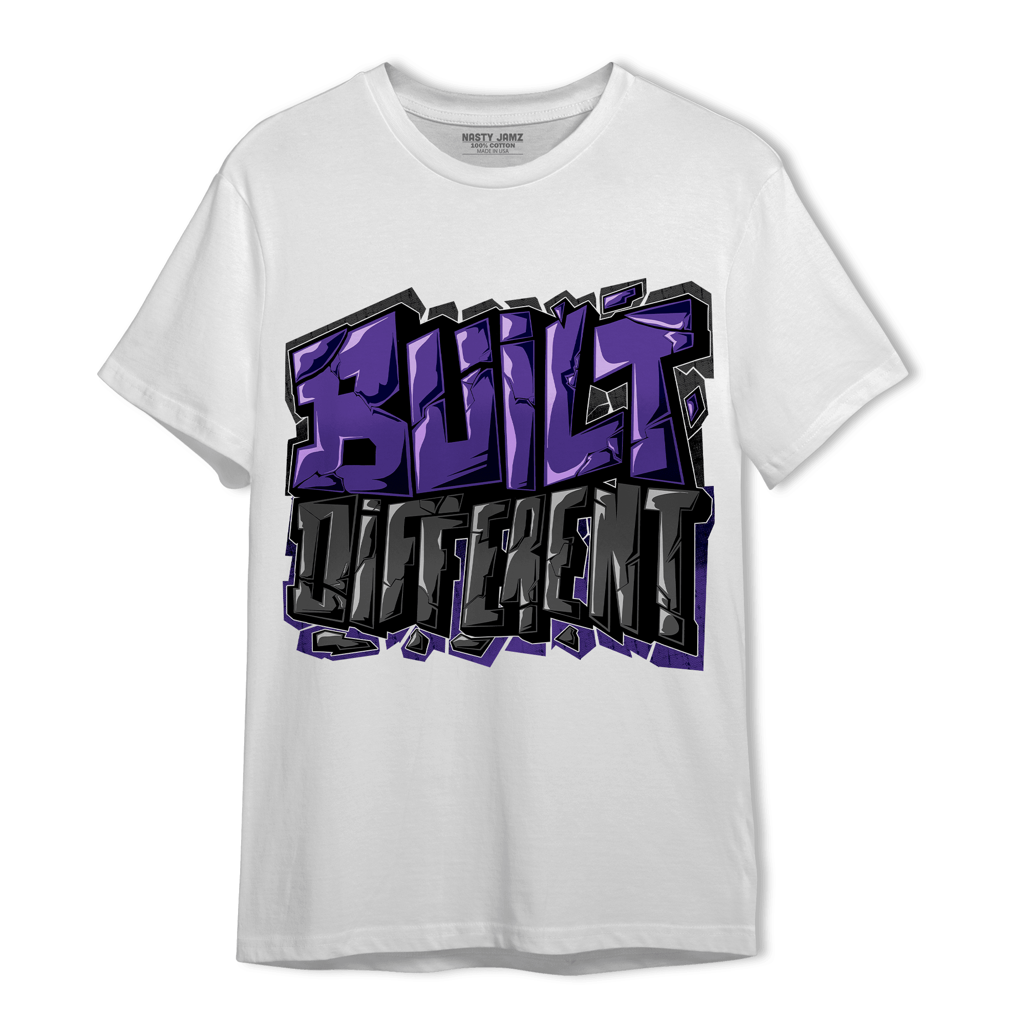Field Purple 12s T Shirt Match Built Different - NastyJamz