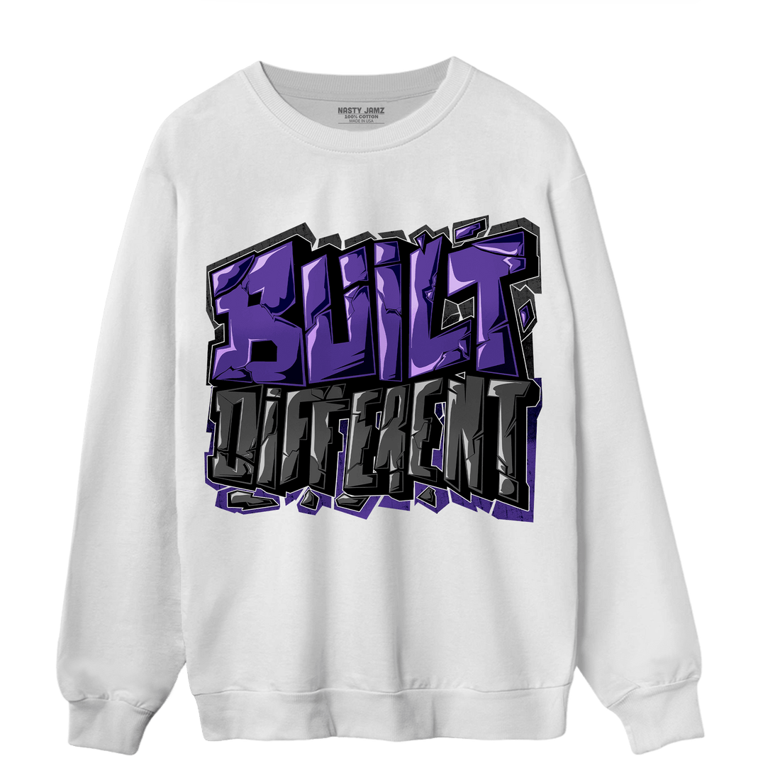 Field Purple 12s Sweatshirt Match Built Different - NastyJamz