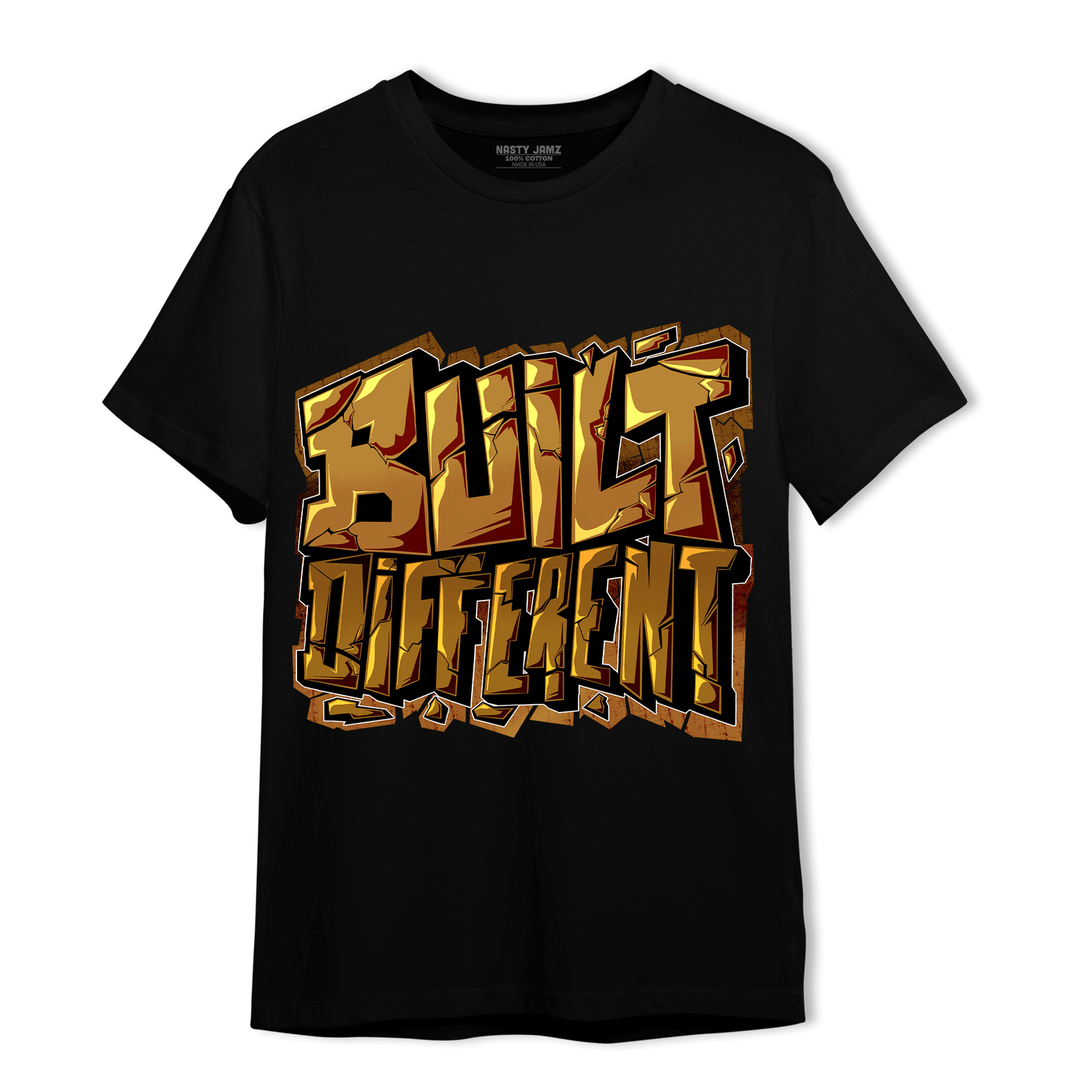 Wheat 13s T Shirt Match Built Different - NastyJamz