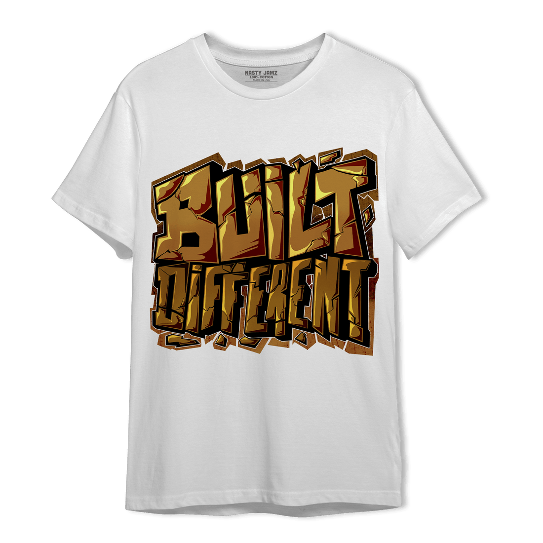 Wheat 13s T Shirt Match Built Different - NastyJamz
