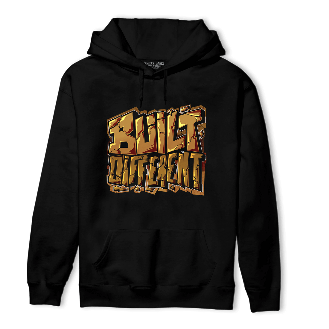 Wheat 13s Hoodie Match Built Different - NastyJamz