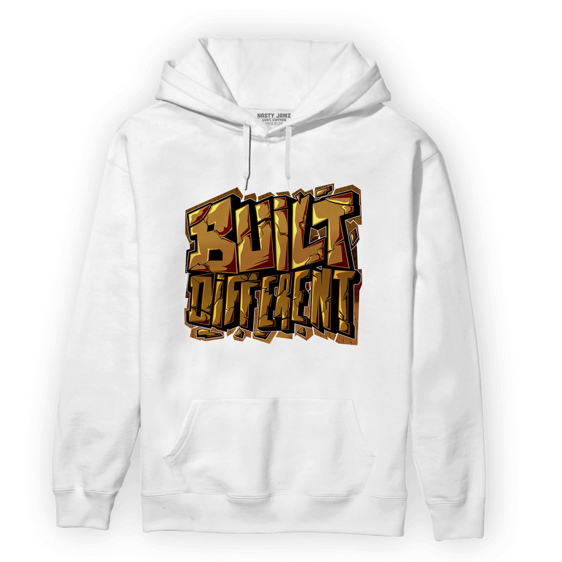 Wheat 13s Hoodie Match Built Different - NastyJamz