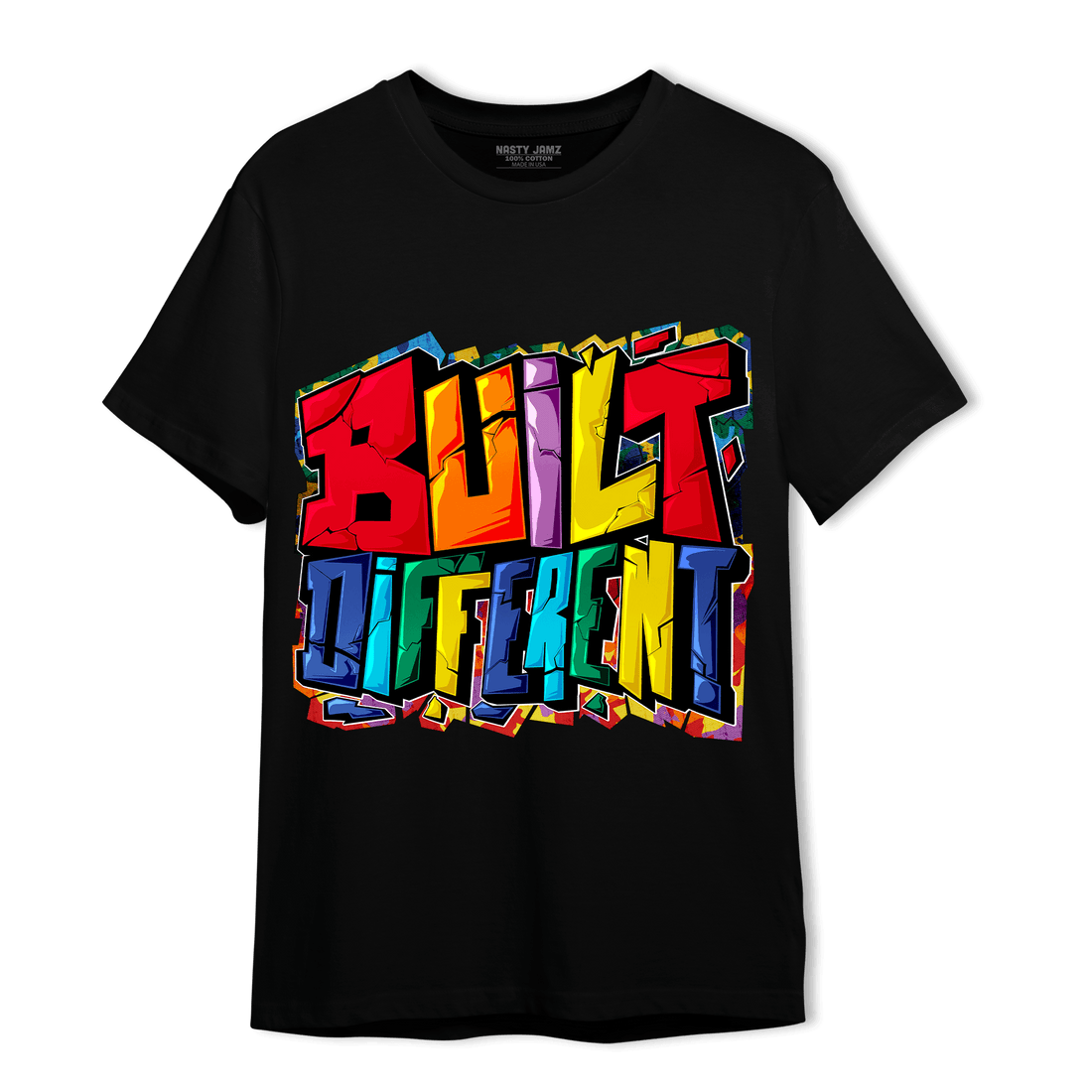Mid GS Six Championships 1s T Shirt Match Built Different - NastyJamz
