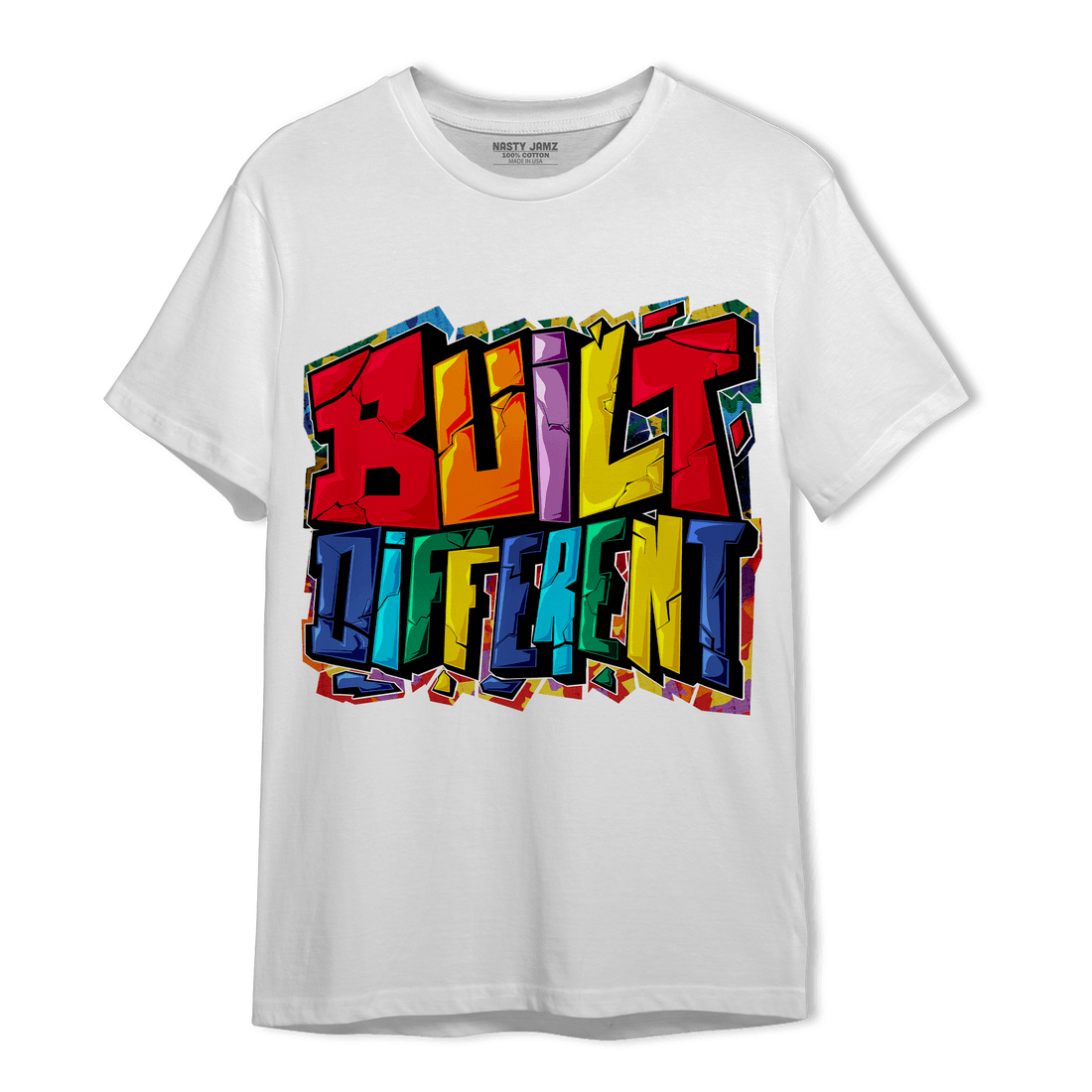 Mid GS Six Championships 1s T Shirt Match Built Different - NastyJamz