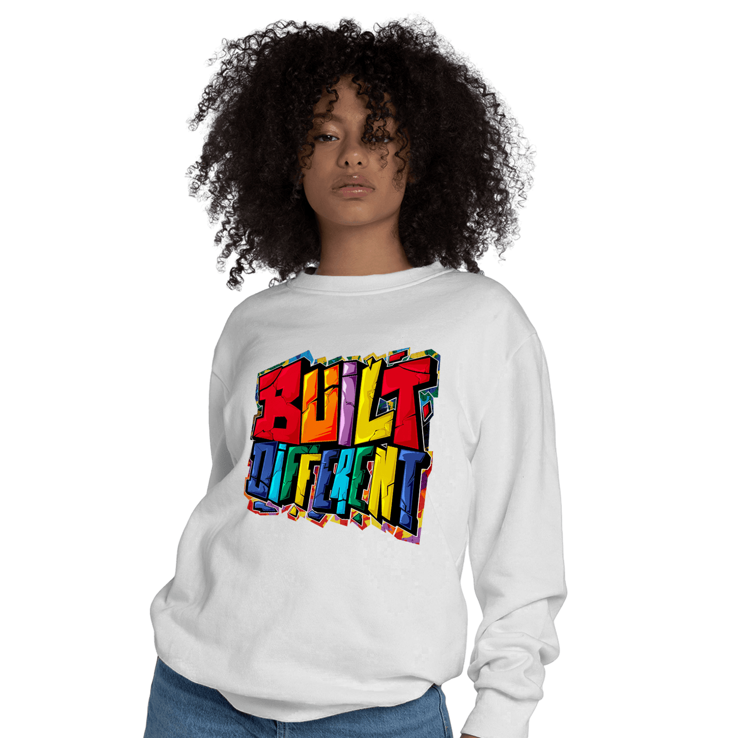Mid GS Six Championships 1s Sweatshirt Match Built Different - NastyJamz
