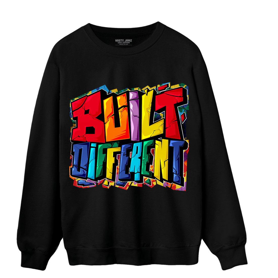 Mid GS Six Championships 1s Sweatshirt Match Built Different - NastyJamz