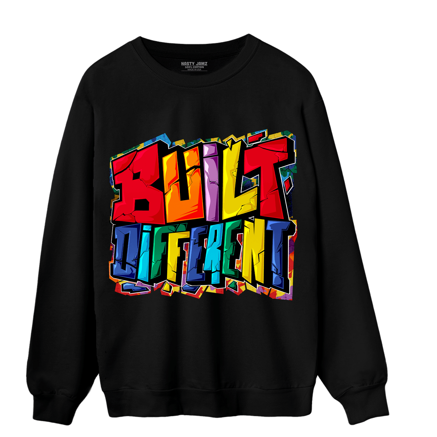 Mid GS Six Championships 1s Sweatshirt Match Built Different - NastyJamz