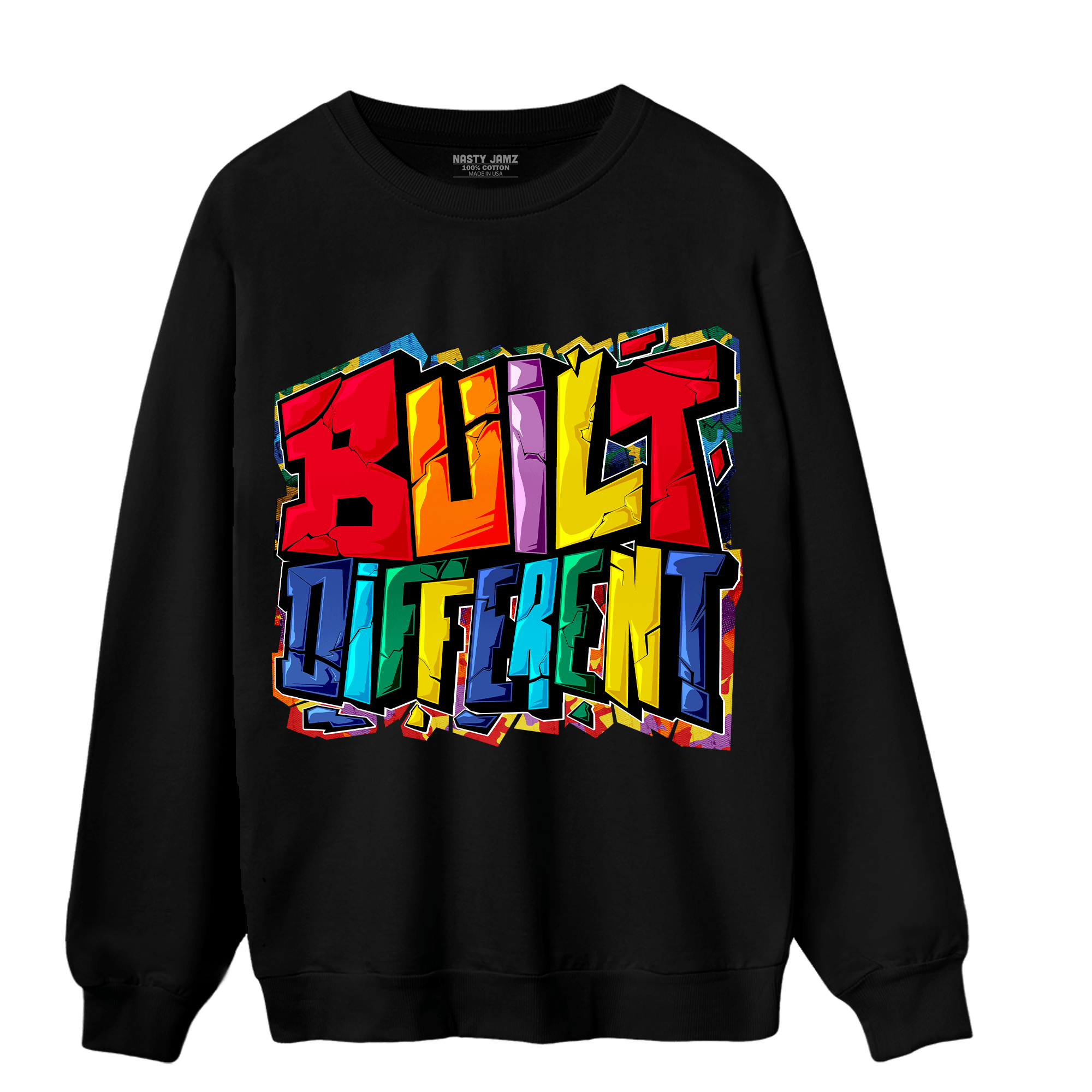 Mid GS Six Championships 1s Sweatshirt Match Built Different - NastyJamz