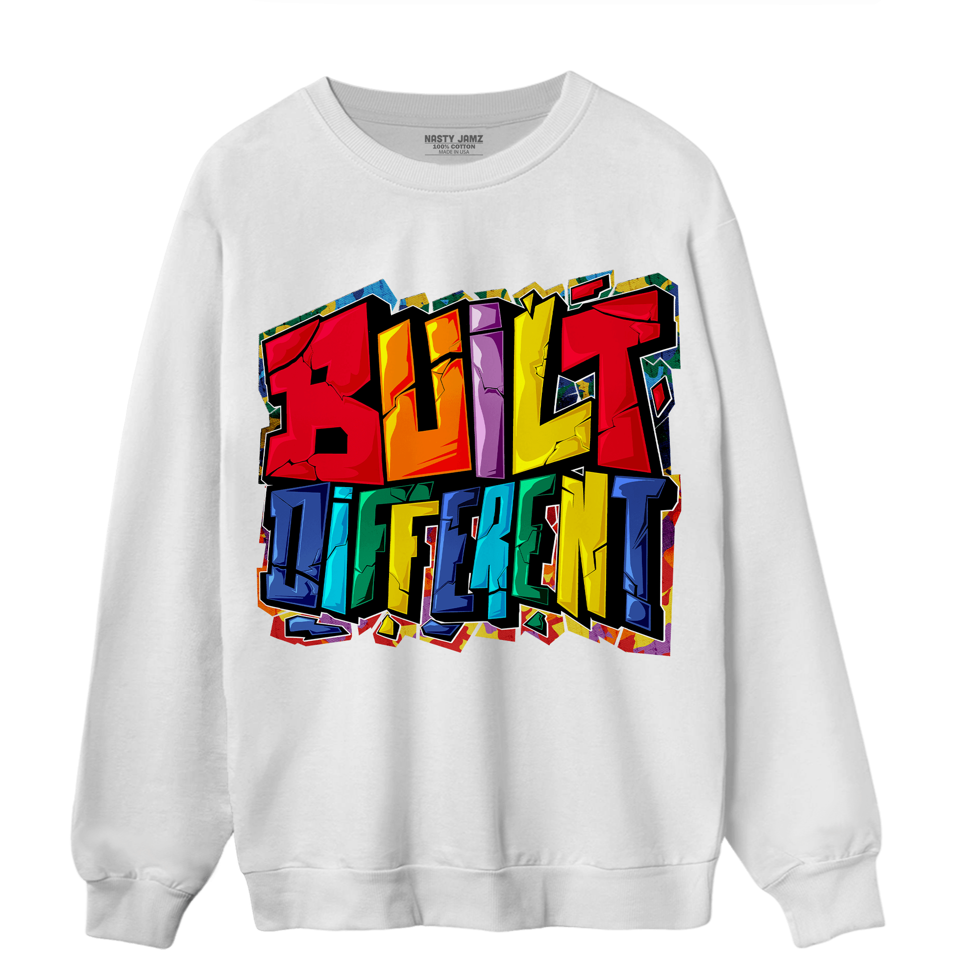 Mid GS Six Championships 1s Sweatshirt Match Built Different - NastyJamz