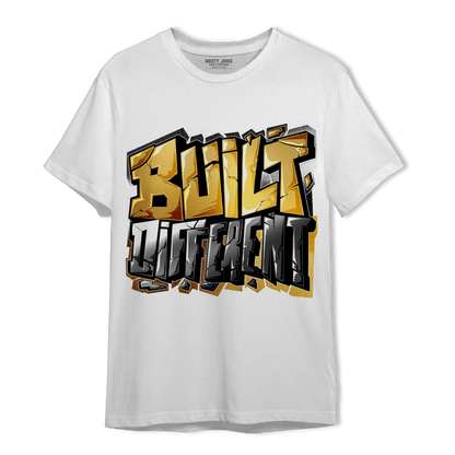 Mid SE Black Gold 1s T Shirt Match Built Different - NastyJamz