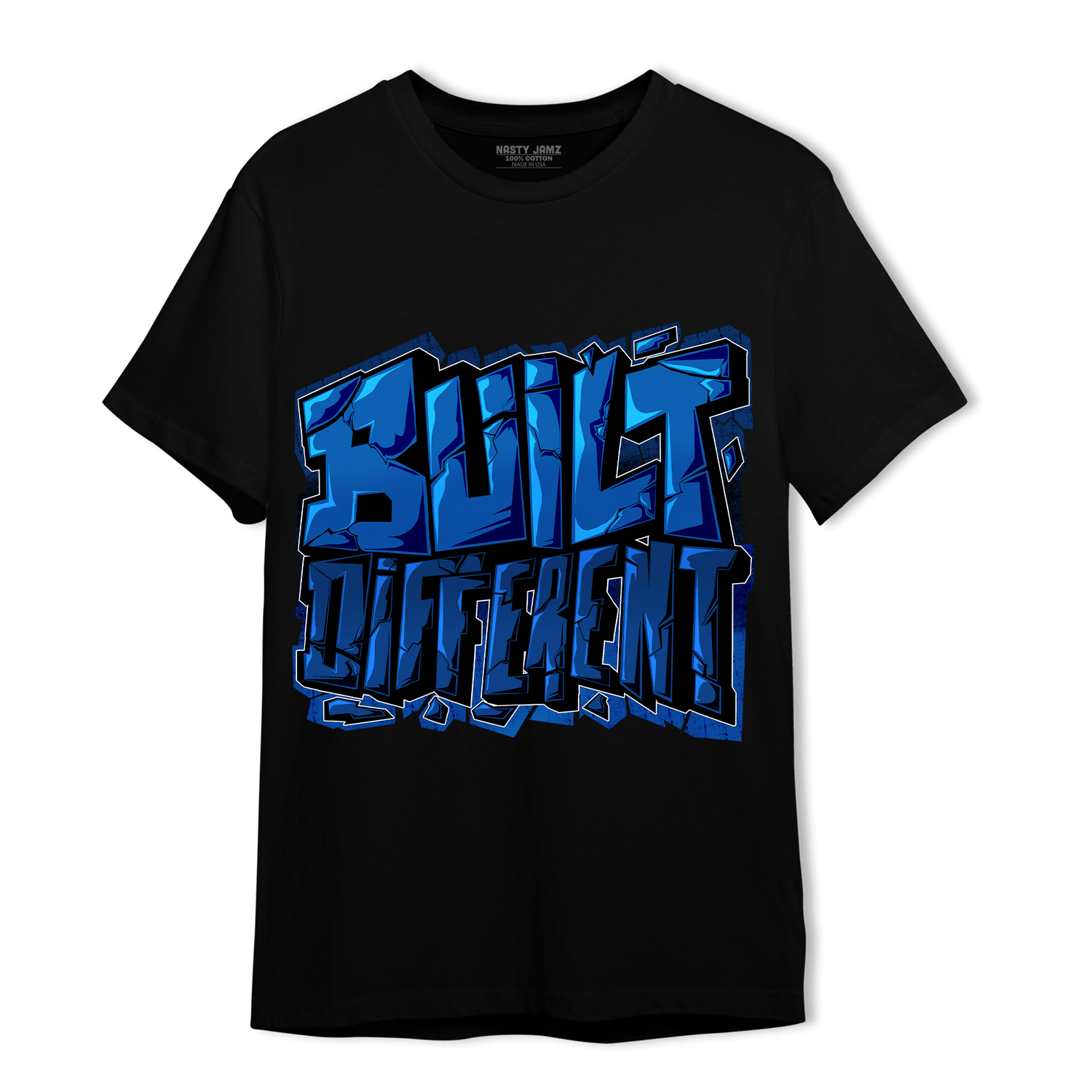 Royal Reimagined 1s T Shirt Match Built Different - NastyJamz