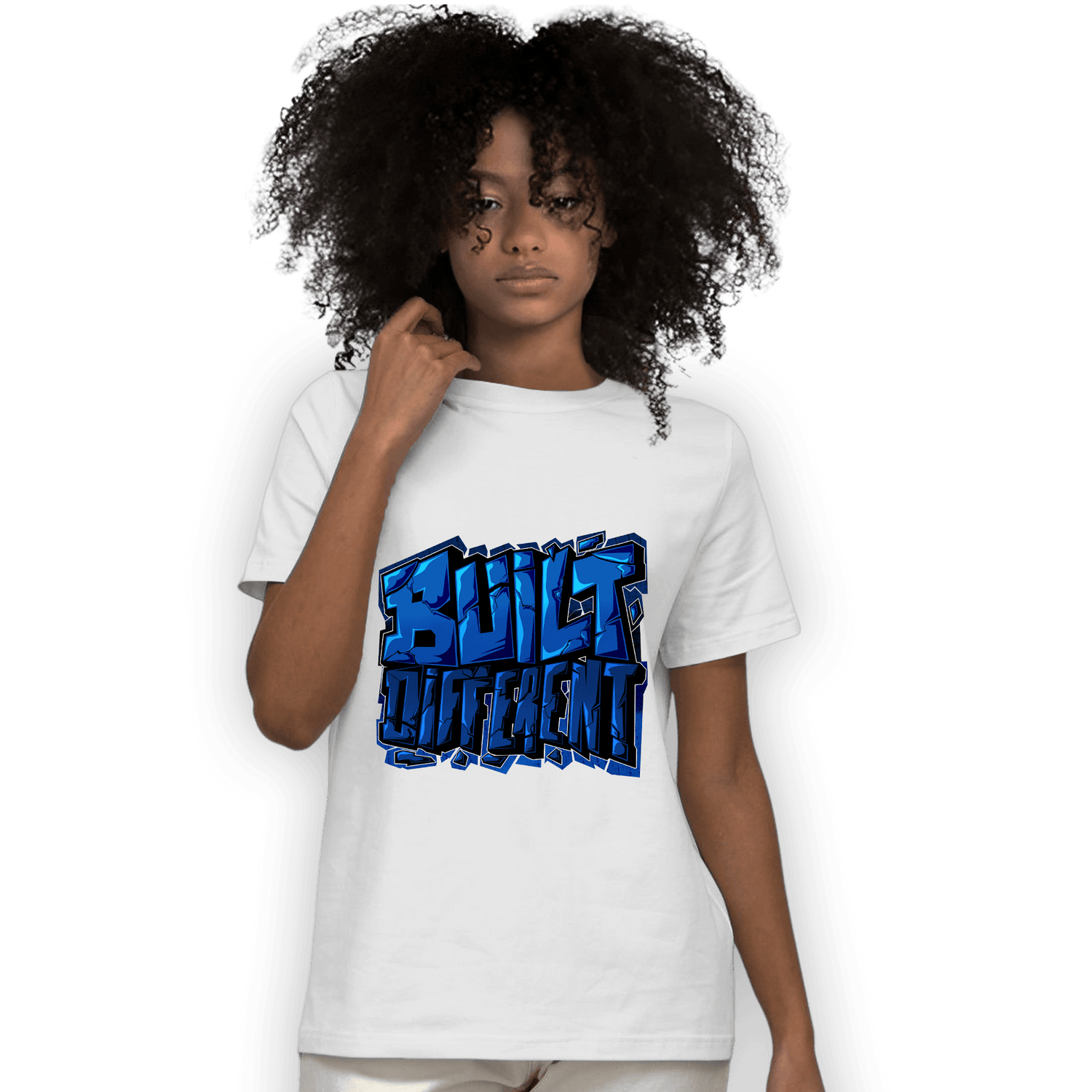 Royal Reimagined 1s T Shirt Match Built Different - NastyJamz