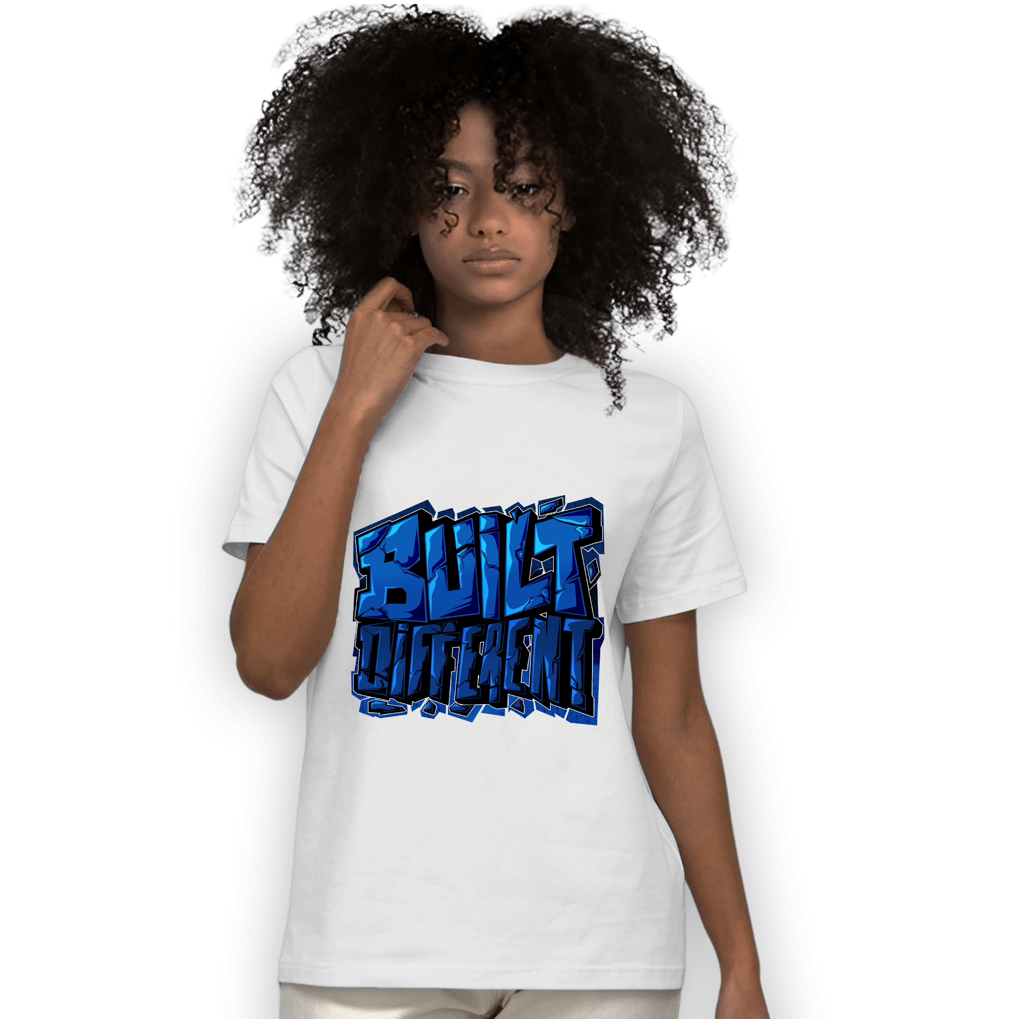 Royal Reimagined 1s T Shirt Match Built Different - NastyJamz