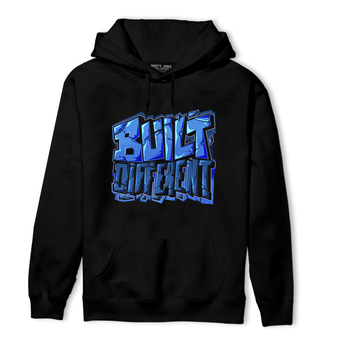 University Blue Toe 1s Hoodie Match Built Different - NastyJamz