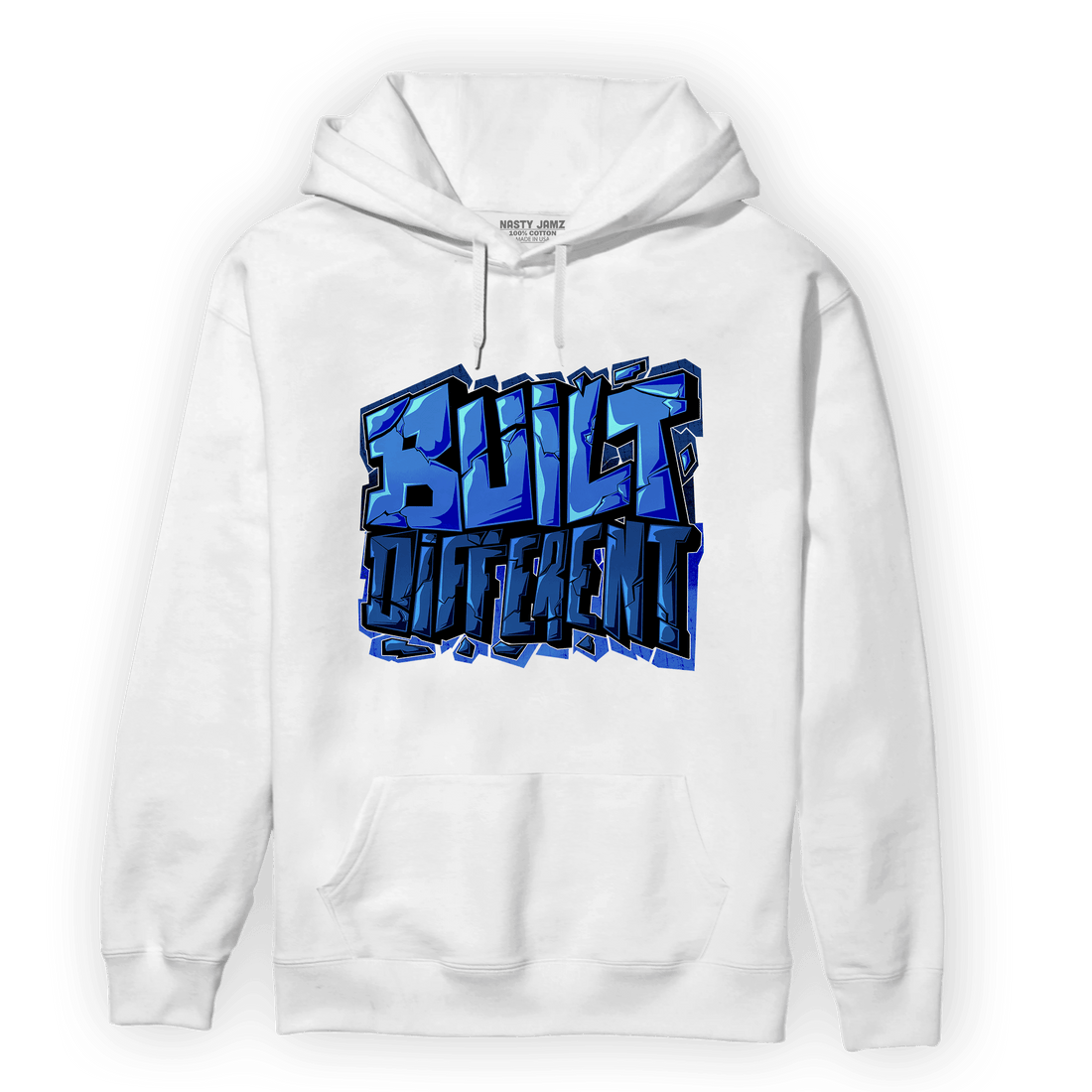 University Blue Toe 1s Hoodie Match Built Different - NastyJamz