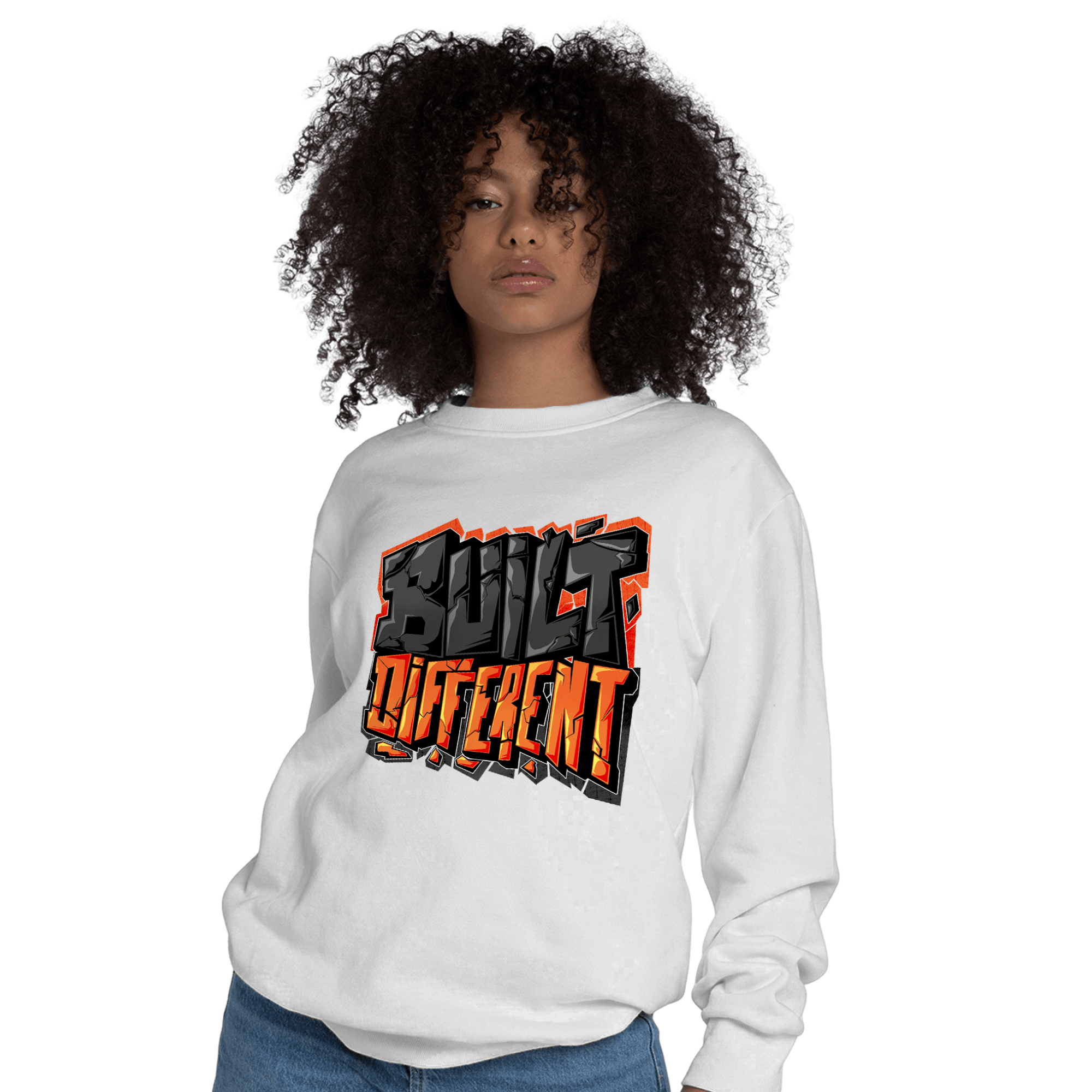Fear Pack 3s Sweatshirt Match Built Different - NastyJamz