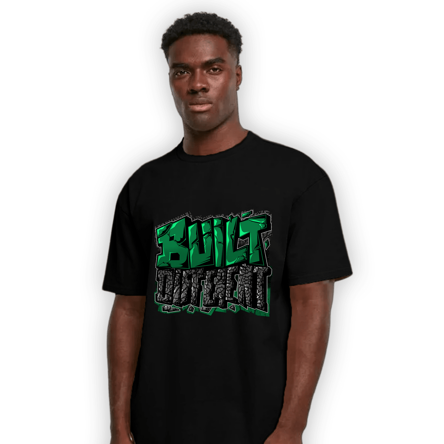 Lucky Green 3s T Shirt Match Built Different - NastyJamz