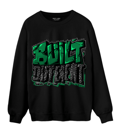 Lucky Green 3s Sweatshirt Match Built Different - NastyJamz