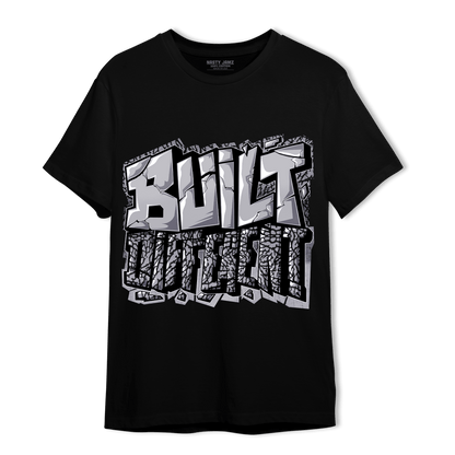 Off Noir 3s T Shirt Match Built Different - NastyJamz