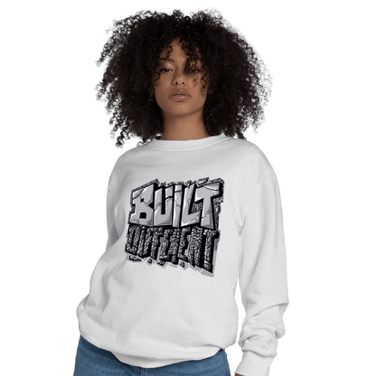 Off Noir 3s Sweatshirt Match Built Different - NastyJamz