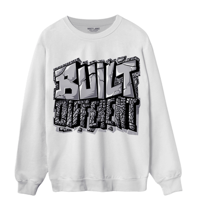 Off Noir 3s Sweatshirt Match Built Different - NastyJamz